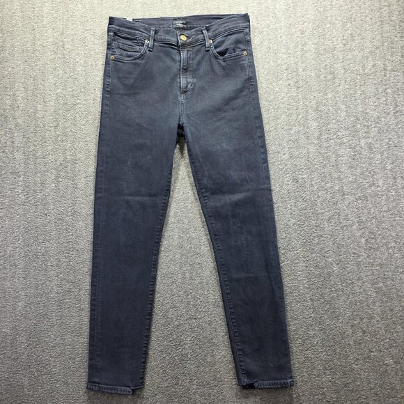 Citizens Of Humanity Jeans Womens 28 Black Rocket Crop High Rise Skinny Cropped - Picture 1 of 10